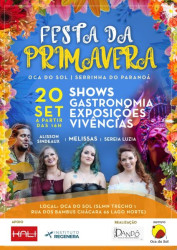 23ª Festa da Primavera celebra a estação com música e ações socioambientais