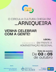 Circula Cultura chega a Arniqueira para comemorar o aniversário da cidade