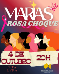Marias Rosa Choque no Clube do Choro: Aproveite uma noite de música, memória e conscientização