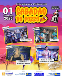 Sabadão do Forró leva alegria e tradição à Casa do Cantador Sabadão do Forró leva alegria e tradição à Casa do Cantador