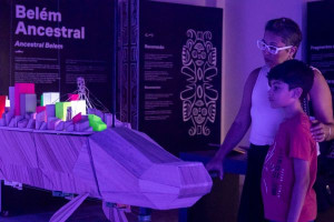 Instalação artística leva a um passeio no futuro em meio à crise climática, no Sesi Lab 